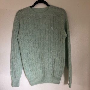 Sporty and Rich Cable knit sweater